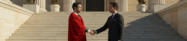 Leia mais sobre o artigo Acreditação de Sua Graça, Karl Konrad Franz Ritter, Barão de Heiligenbeil, como Embaixador Plenipotenciário do Império Alemão junto à Pólis Sagrada de Esparta